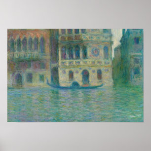 Poster Claude Monet - Venise, Palazzo Dario