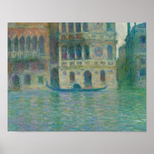 Poster Claude Monet - Venise, Palazzo Dario (Devant)