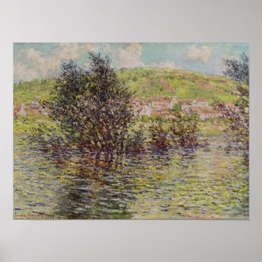 Poster Claude Monet | Vetheuil, Vue depuis Lavacourt, 187 (Devant)
