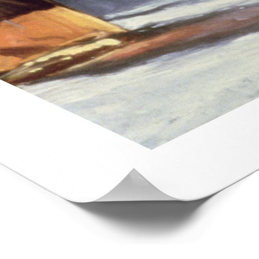 Poster Claude Monet | Vie morte avec bouteilles (Coin)