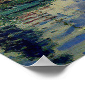 Poster Claude Monet - Voilier au Petit-Gennevilliers (Coin)