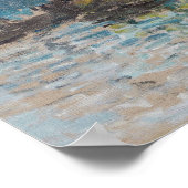 Poster Claude Monet - Vue d'Amsterdam (Coin)
