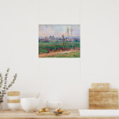 Poster Claude Monet - Vue de Vernon (Cuisine)