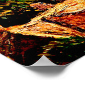 Poster Claude Monet - Vue du village de Giverny (Coin)