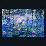Poster Claude Monet - Water Lilies, 1919,<br><div class="desc">Claude Monet célèbre peinture,  Water Lilies,  1919</div>