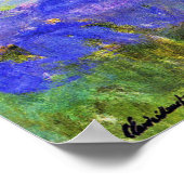 Poster Claude Monet - Water Lilies and Agapanthus, (Coin)