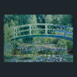 Poster Claude Monet - Water Lilies et pont japonais<br><div class="desc">Water Lilies and Japanese Bridge by Claude Monet, 1899. Claude Monet a été un fondateur de la peinture impressionniste française, et le praticien le plus cohérent et le plus prolifique de la philosophie du mouvement d'exprimer ses perceptions avant la nature, surtout en ce qui concerne la peinture paysage en plein...</div>