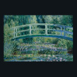 Poster Claude Monet - Water Lilies et pont japonais<br><div class="desc">Water Lilies and Japanese Bridge by Claude Monet, 1899. Claude Monet a été un fondateur de la peinture impressionniste française, et le praticien le plus cohérent et le plus prolifique de la philosophie du mouvement d'exprimer ses perceptions avant la nature, surtout en ce qui concerne la peinture paysage en plein...</div>
