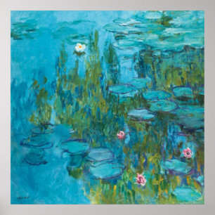 Poster Claude Monet Water Lilies Nymphéas GalleryHD