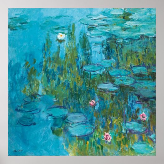 Poster Claude Monet Water Lilies Nymphéas GalleryHD (Devant)