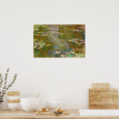 Poster Claude Monet - Water Lily Pond 1917 (Cuisine)
