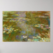 Poster Claude Monet - Water Lily Pond 1917 (Devant)