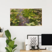 Poster Claude Monet | Waterlilies (Bureau à domicile)