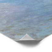 Poster Claude Monet | Waterloo Bridge : Effet de la fosse (Coin)