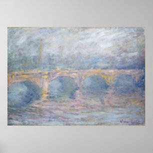 Poster Claude Monet   Waterloo Bridge, London, at Sunset