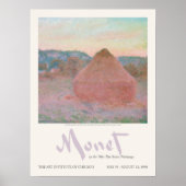 Poster Claude Monet Wheatstacks Fin de journée Automne Vi (Devant)