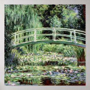 Poster Claude Monet   White Waterlilies, 1899