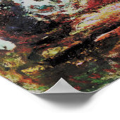 Poster Claude Monet - Willow en pleurs (Coin)