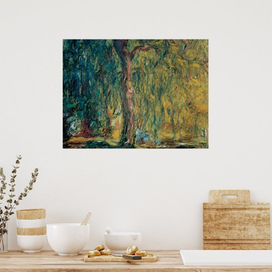 Poster Claude Monet - Willow Weeping (Cuisine)