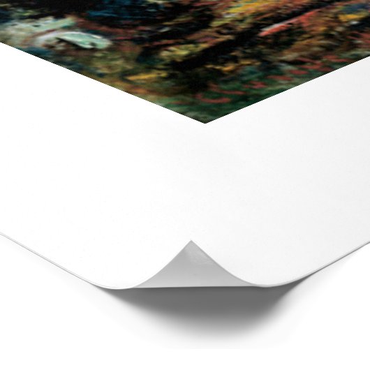 Poster Claude Monet - Willow Weeping (Coin)