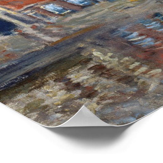 Poster Claude Monet - Windmill, Amsterdam (Coin)