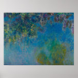 Poster Claude Monet Wisteria Art Floral GalleryHD<br><div class="desc">Claude Monet. Wisteria. c. 1925. Huile sur toile. Beaux-arts peinture originale du célèbre artiste impressionniste français Claude Monet.</div>