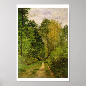 Poster Claude Monet | Wooded Path (Devant)