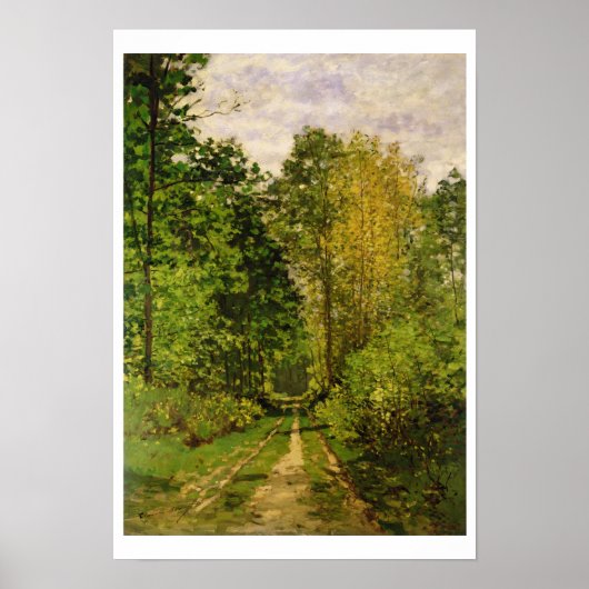 Poster Claude Monet | Wooded Path (Devant)