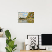 Poster Claude Monet - Zaandam (Bureau à domicile)