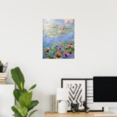 Poster Claude Monet's Water Lilies (Bureau à domicile)