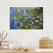 Poster Claude Monet's Water Lilies (1915) (Cuisine)