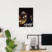 Poster Claude Vignon Le Lute Player (Bureau à domicile)