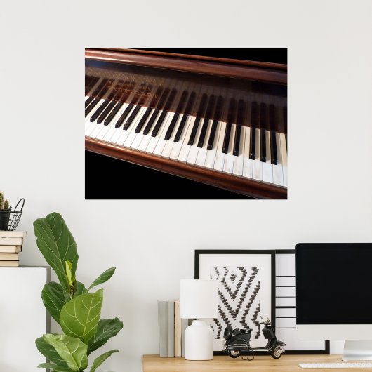 Poster Clavier (Bureau à domicile)