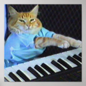 Poster Clavier Canvas Chat Imprimer! (Devant)