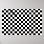 Poster Clavier Classique Noir Et Blanc (Devant)