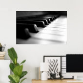 POSTER CLAVIER DE PIANO (Bureau à domicile)