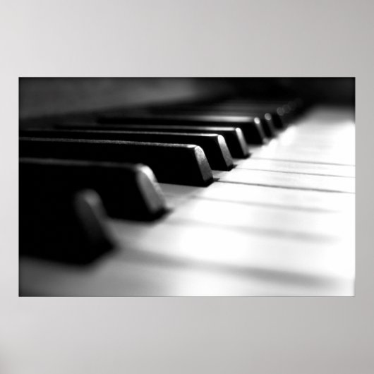POSTER CLAVIER DE PIANO (Devant)