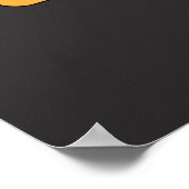 Poster Clavier de piano coloré (Coin)