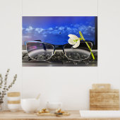 Poster Clavier des lunettes de neige (Cuisine)