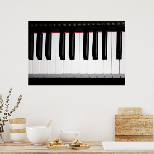 Poster Clavier d'organe (Cuisine)