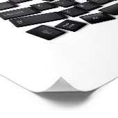Poster clavier dyslexie clavier ordinateur lettre bouton (Coin)