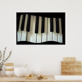 Poster Clavier en mouvement (Cuisine)