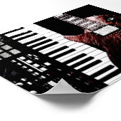 Poster clavier et guitare (Coin)