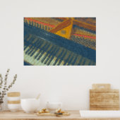 Poster Clavier et Pins 3 impressionniste (Cuisine)