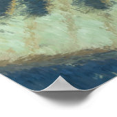 Poster Clavier et Pins 3 impressionniste (Coin)