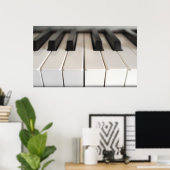 Poster Clavier numérique pour piano (Bureau à domicile)