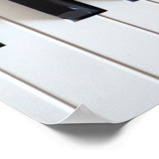 Poster Clavier numérique pour piano (Coin)