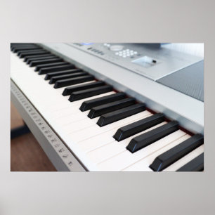 Poster Clavier numérique pour piano