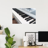 Poster Clavier numérique pour piano (Bureau à domicile)
