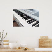 Poster Clavier numérique pour piano (Cuisine)